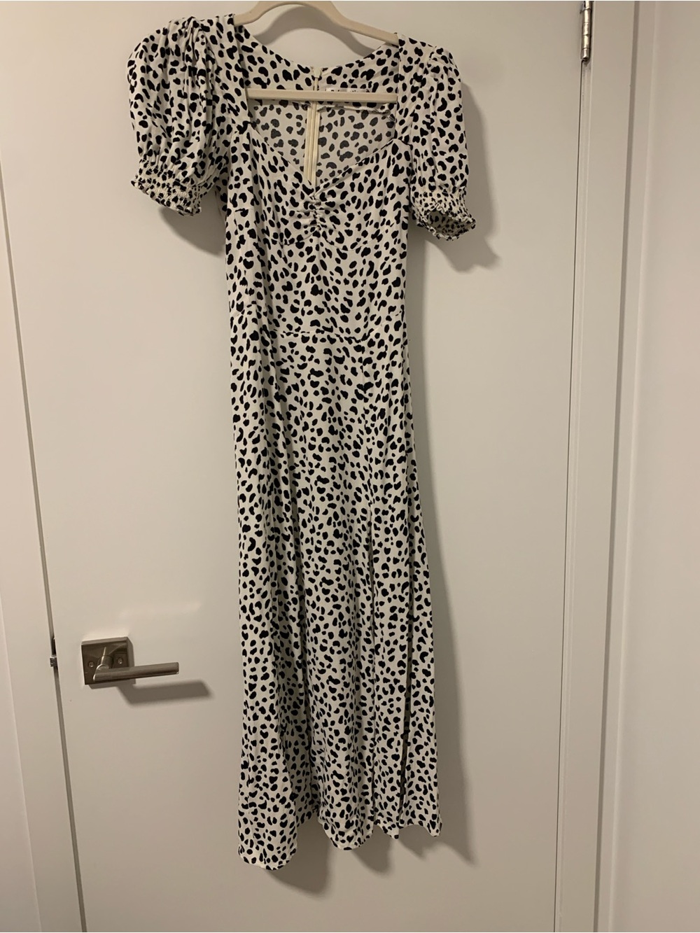 Reformation Milkmaid Puff-Sleeve Maxi Dress